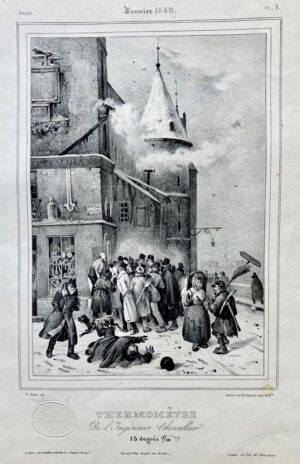 ADAM (Victor) & BICHEBOIS & SABATIER (Léon). Janvier 1830. Promenade... - Bonnefoi Livres Anciens