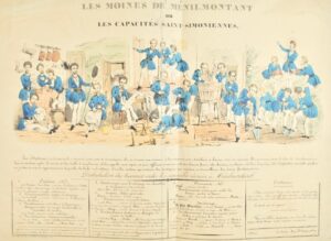 Les Moines de Ménilmontant ou les capacités saint-simoniennes. - Bonnefoi Livres Anciens