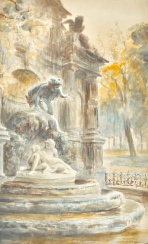 FRANC-LAMY (Pierre). Fontaine Médicis.