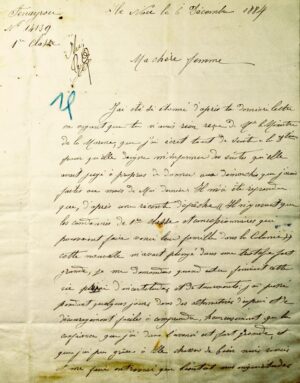 [Bagne de l&rsquo;île Nou – Nouvelle-Calédonie]. Lettre autographe signée... - Bonnefoi Livres Anciens