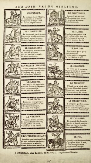 [Cambrai. Imagerie populaire]. Sur l&rsquo;air - Bonnefoi Livres Anciens