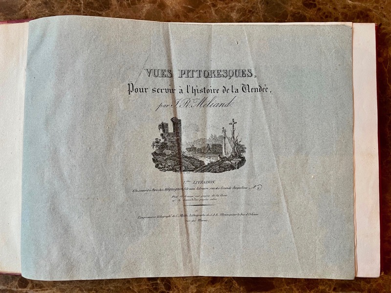 MÉLIAND (J.-R.). Vues pittoresques pour servir à l'histoire de la Vendée. – Image 2