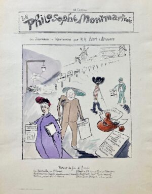 [Montmartre]. Le Philosophe Montmartrois. Organe du groupe Philosophique Aubout... - Bonnefoi Livres Anciens