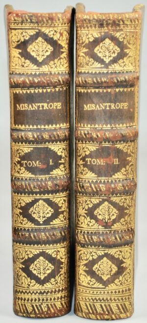 VAN EFFEN (Justus). Le Misantrope. Par Mr. V.E. Nouvelle édition revüe & augmentée de plusieurs Discours importans.