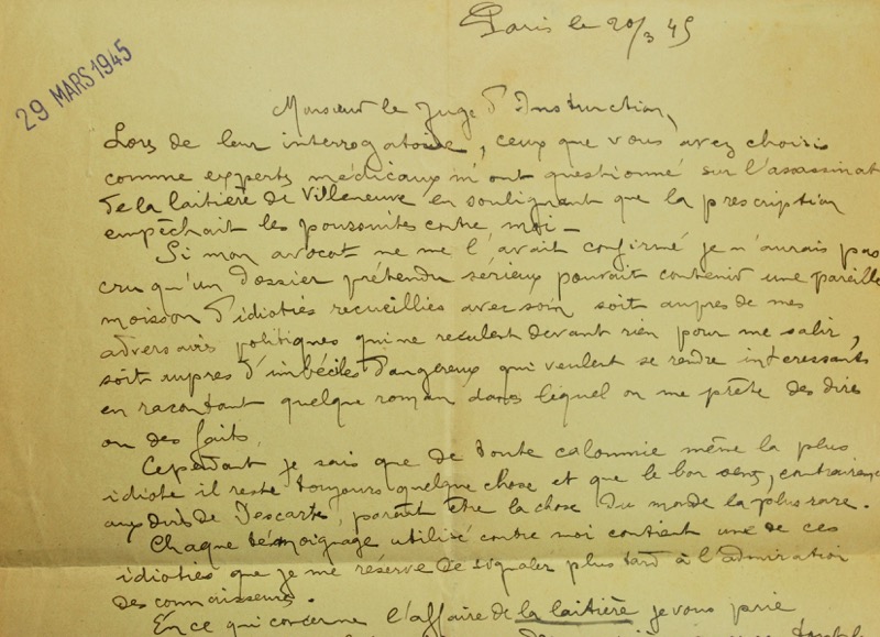 PETIOT (Marcel). Le Hasard vaincu. – Image 2