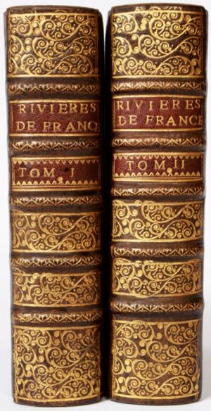 COULON (Louis). Les Rivières de France ou Description géographique et historique du cours & débordement des Fleuves, Rivières, Fontaines, Lacs & Estangs qui arrousent les Provinces du Royaume de France. Avec un Denombrement des Villes, Ponts, Passages, Batailles qui ont esté données par leur rivages, & autres curiositez remarquables dans chaque province. Dédiéee à Monseigneur le Duc d'Orleans. Par le sieur Coulon.
