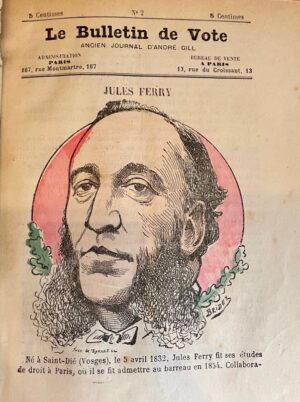 GILL (André). Le Bulletin de vote. Ancien journal d'André Gill.