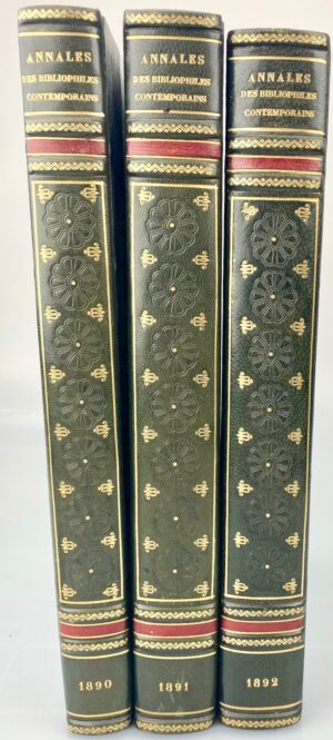 Académie des Beaux Livres. Annales littéraires. Publication collective des bibliophiles contemporains pour 1890 (-1893).