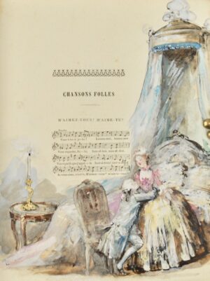 NADAUD (Gustave). Chansons folles.