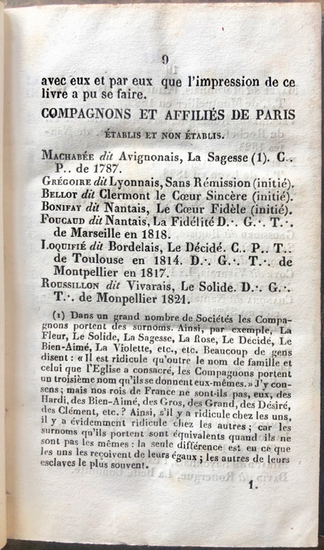 PERDIGUIER (Agricol, dit Avignonnais la Vertu). Le Livre du compagnonnage. – Image 3