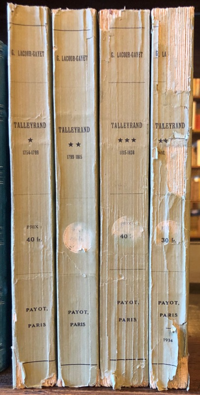 LACOUR-GAYET (Georges). Talleyrand. 1754-1838. – Image 3