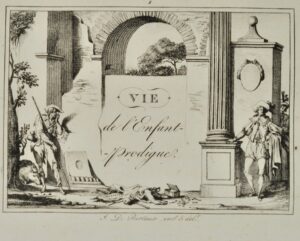 DUPLESSI-BERTAUX (Jean). Histoire de l'enfant prodigue en douze tableaux, tirée du Nouveau testament dessinée et gravée par Jean Duplessi-Bertaux en 1815.