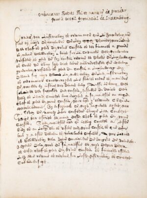 [Conseil de Luxembourg. Affaires politiques et administratives. Édit du 11... - Bonnefoi Livres Anciens