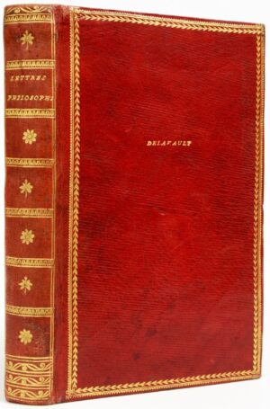 LEROY (Charles-Georges). Lettres philosophiques sur l'intelligence et la perfectibilité des animaux, avec quelques lettres sur l'homme. Par Charles-Georges Leroy sous le nom du physicien de Nuremberg. Nouvelle édition à laquelle on a joint des lettres posthumes sur l'homme, du même auteur.