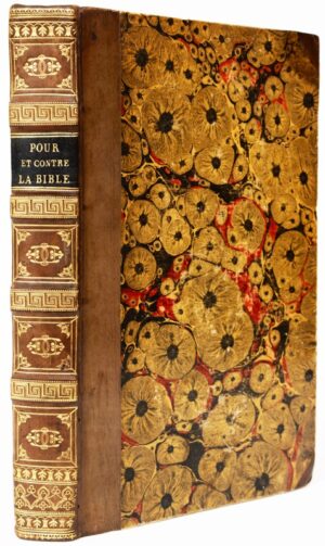 MARÉCHAL (Sylvain). Pour et contre la Bible, par Sylvain M***.