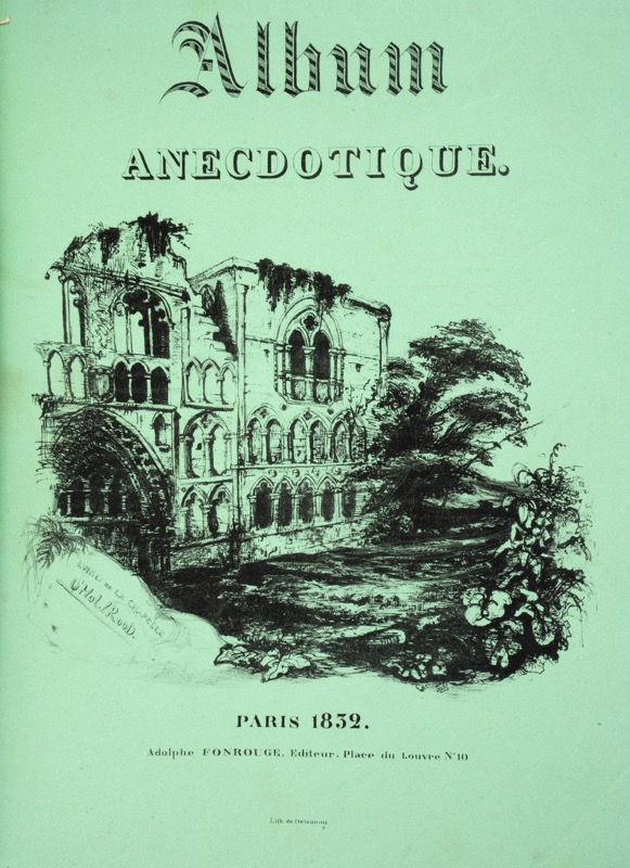 FONROUGE (Adolphe). Album anecdotique. Quadrille du bal du 2 mars 1829. Une... - Bonnefoi Livres Anciens