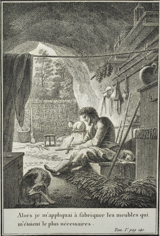 DEFOE (Daniel). La Vie et les aventures de Robinson Crusoë. Traduction revue et corrigée sur la belle édition donnée par Stockdale en 1790, augmentée de la vie de l'Auteur qui n'avait pas encore paru.