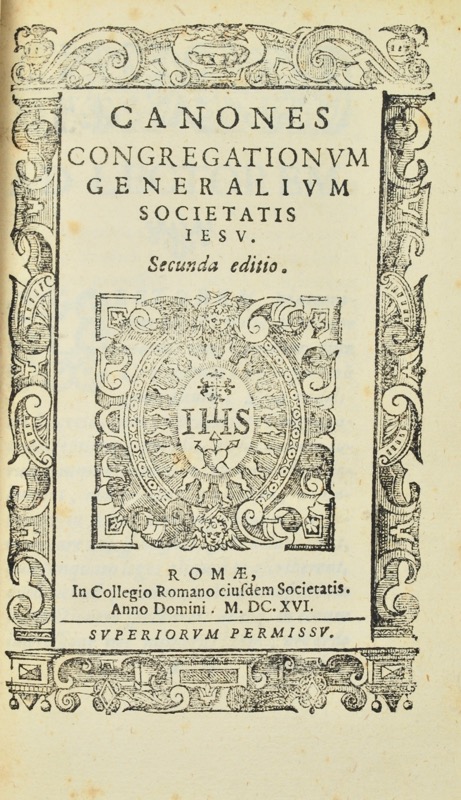 IGNACE DE LOYOLA. Regulae Societatis Iesu. - Bonnefoi Livres Anciens