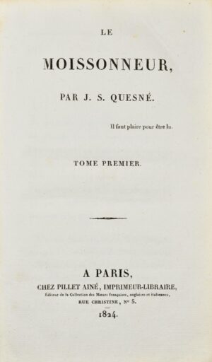 QUESNÉ (Jacques Salbigoton). Le Moissonneur.