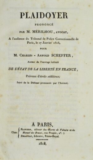 Procès de M. le comte Durand de Linois - Bonnefoi Livres Anciens