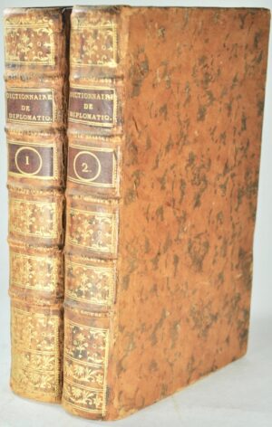 VAINES (Jean-François de). Dictionnaire raisonné de Diplomatique, contenant les règles principales & essentielles pour servir à déchiffrer les anciens titres, diplômes & monuments, ainsi qu'à justifier de leur date & de leur authenticité. On y a joint des planches rédigées aussi par ordre alphabétique & revues avec le plus grand soin, avec des explications à chacune, pour aider également à connoître les caractères & écritures des différents âges & de différentes Nations.