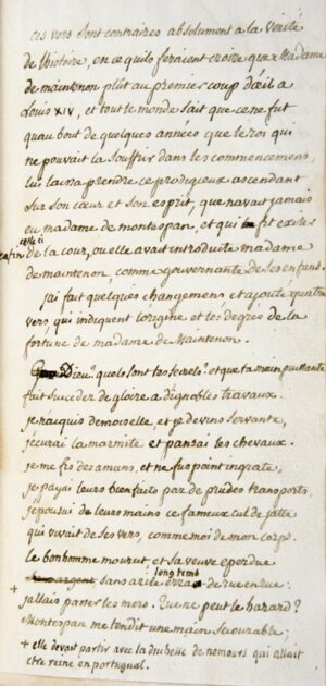 LA BEAUMELLE (Laurent Angliviel de) & MAINTENON (Françoise d'Aubigné, marquise de). Mémoires pour servir à l'histoire de Madame de Maintenon, et à celle du siècle passé. [Suivi de] Lettres de Madame de Maintenon à diverses personnes et à M. d'Aubigné, son frère.