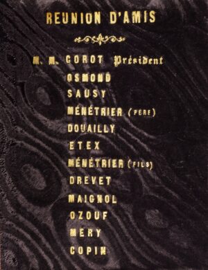 COROT (Camille). [Réunion d'amis. Portraits-cartes de visite].