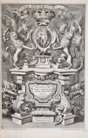 FERRERO DE LABRIANO (Francesco). Augustae regiaeque sabaudae domur arbor gentilitia regiae celsitudini Victori Amedeo II. Sabaudae Duci, Pedemontii Pincipi, Cypri Regi &c.