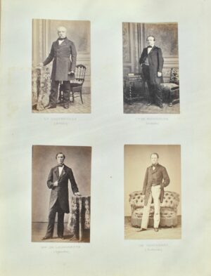 MAYER (Ernest). Album des députés au Corps législatif. Photographies d'après nature par Mayer et Pierson, Photographes de S. M. l'Empereur.