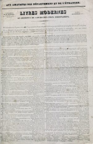 [Catalogue de libraire. Paris. Pichard - Bonnefoi Livres Anciens