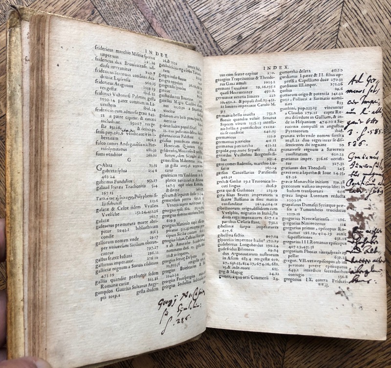 CARION (Johann). Chronicon expositum et auctum multis et veteribus et recentibus historiis, in descriptionibus regnorum & gentium antiquarum, & narrationibus rerum ecclesiasticarum & politicarum, Graecarum, Romanarum, Germanicarum & aliarum, ab exordio mundi usque ad Carolum Quintum imperatorem, a Philippo Melanthone & Casparo Peucero. – Image 7