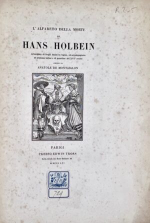 HOLBEIN (Hans). L'Alfabeto della morte.