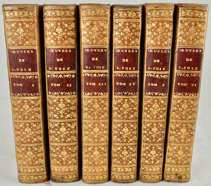 SAINT-FOIX (Germain-François Poullain de). Oeuvres complettes de M. de Saint-Foix.