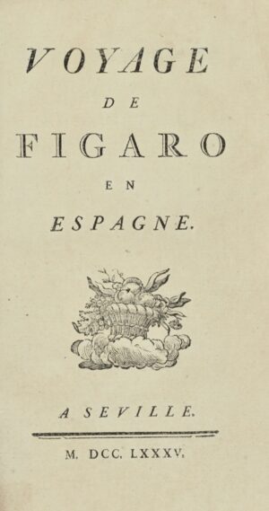 FLEURIOT DE LANGLE (Jean-Marie-Jérôme). Voyage de Figaro - Bonnefoi Livres Anciens