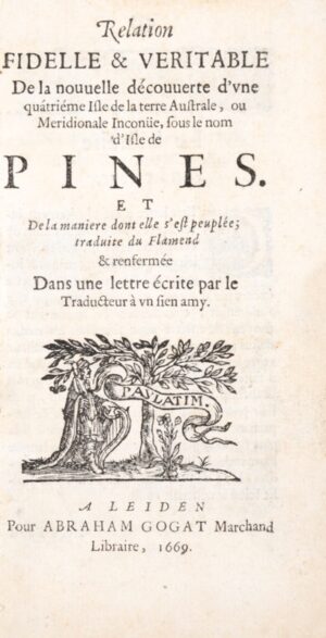 NEVILLE (Henry). Relation fidelle et veritable de la nouvelle découverte... - Bonnefoi Livres Anciens