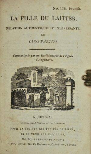 RICHMOND (Legh). La Fille du Laitier - Bonnefoi Livres Anciens