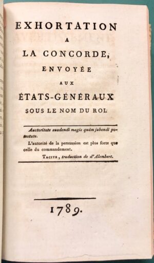 [États-Généraux]. - Bonnefoi Livres Anciens