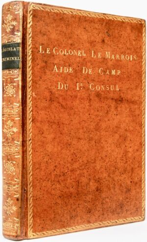 DELARUE (J. G.). Quelques Idées sur le mode de constater les délits, suivies du précis historique du procès d'E. Pacot, ex-curé d'Heuilley-le-Grand, déclaré coupable du prétendu empoisonnement de Prêtot et de son épouse, condamné à mort le 14 prairial an 10, par jugement du tribunal séant à Dijon, cassé le 24 thermidor suivant, par le tribunal régulateur. Discours recueilli par le sténographe, et prononcé à la barre des Juges suprêmes, par Dufriches-Foulaines. Débats devant le tribunal du Jura, qui, d'après la déclaration unanime du jury spécial, a prononcé la mise en liberté. Par J. G. Delarue , membre du Conseil général de l'Orne.