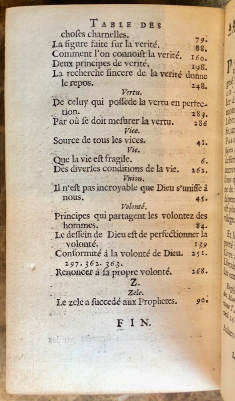 PASCAL (Blaise). Pensées de M. Pascal sur la Religion et sur quelques autres sujets, Qui ont esté trouvées après sa mort parmy ses papiers. – Image 6