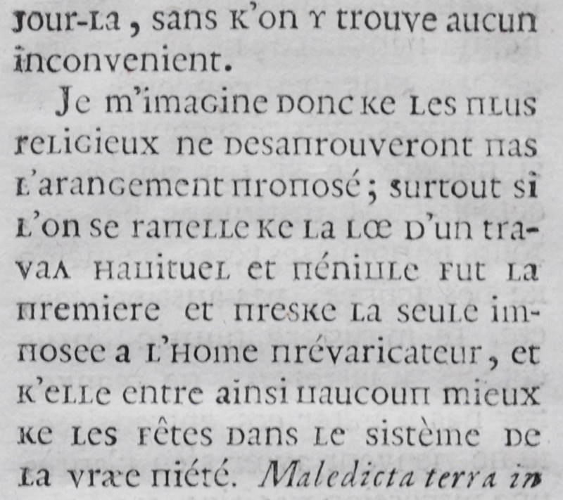 FAIGUET DE VILLENEUVE (Joachim). Mémoire pour la Suppression des Festes.