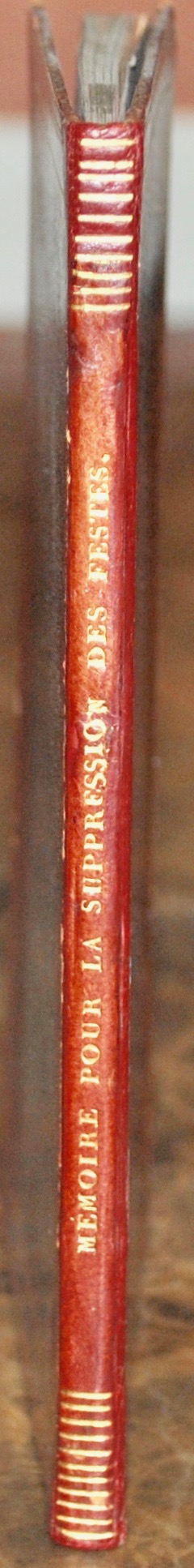 FAIGUET DE VILLENEUVE (Joachim). Mémoire pour la Suppression des Festes. – Image 2