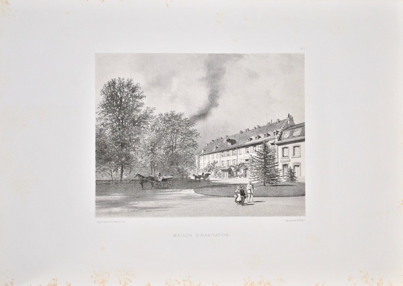 CICERI (Eugène) & BENOIST (Philippe). Album de Dornach (Alsace), dessiné d'après nature et lithographié par Eug. Cicéri et Ph. Benoist. – Image 3