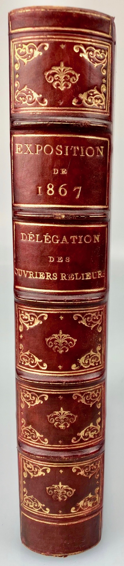 Exposition de 1867. Délégation des ouvriers relieurs.