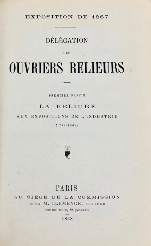 Exposition de 1867. Délégation des ouvriers relieurs. – Image 2