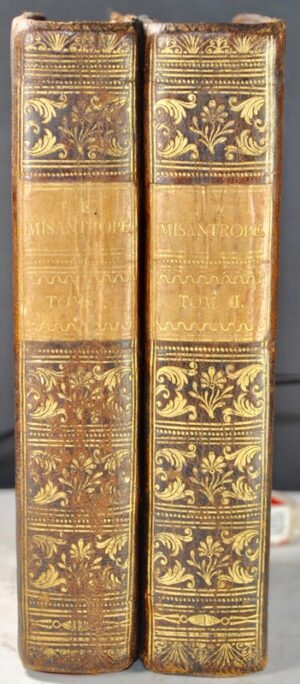 VAN EFFEN (Justus). Le Misantrope. Par Mr. V.E. Nouvelle Edition revüe & augmentée de plusieurs Discours importans.