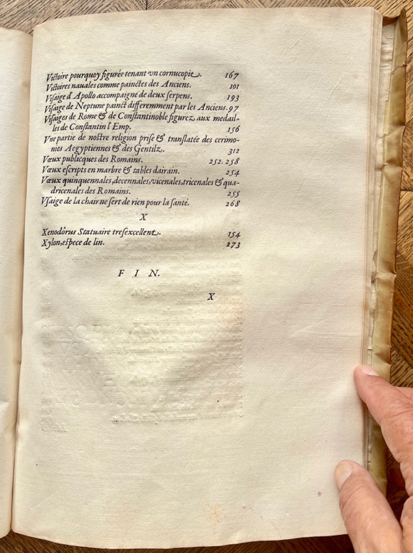 DU CHOUL (Guillaume). Discours de la religion des anciens romains. – Image 6