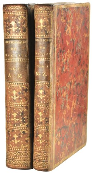 ROUSSEAU (Jean-Jacques). Dictionnaire de musique.