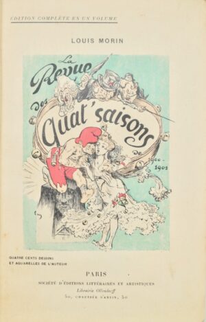 MORIN (Louis). Revue des quat'saisons. Revue trimestrielle illustrée.