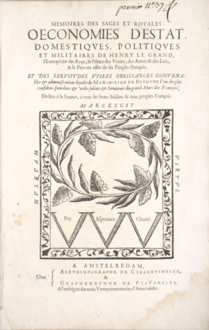 SULLY (Maximilien de Béthune - Bonnefoi Livres Anciens