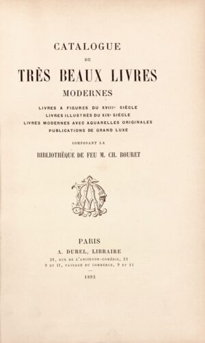 Catalogue de très beaux livres modernes - Bonnefoi Livres Anciens
